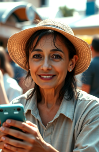 smiling woman